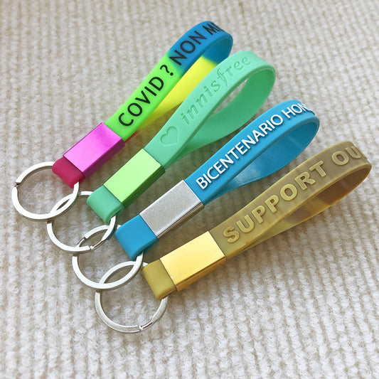 custom silicone keychain