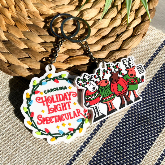 Personalized Rubber Keychains for All Occasions - Custom Shapes & Colors