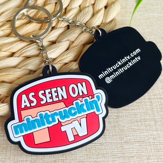 Vibrant Custom Rubber Keyrings - Colorful & Fun Designs for All Ages