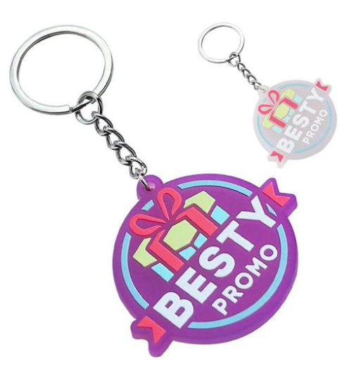 Custom UV Color-Changing PVC Keychain