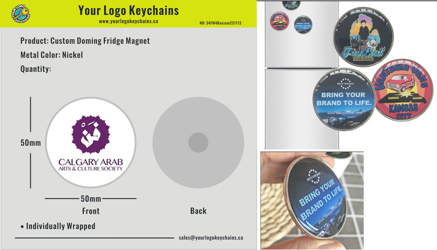 Round Epoxy Metal Magnet-34FM4Bassem251113