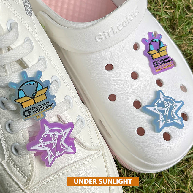 Custom UV Magic Versatile Shoe Charms