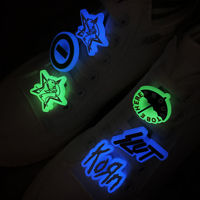 Custom Glow-in-the-Dark Shoelace Charms