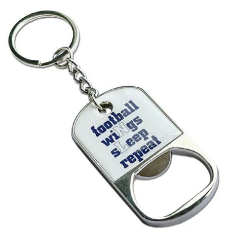 Custom Dog Tag Metal Keychain Bottle Opener