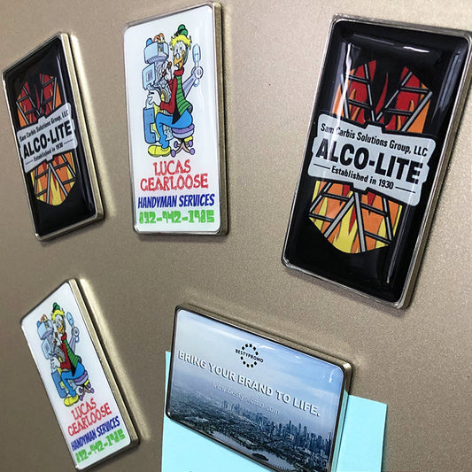 Custom Rectangular Doming Fridge Magnet