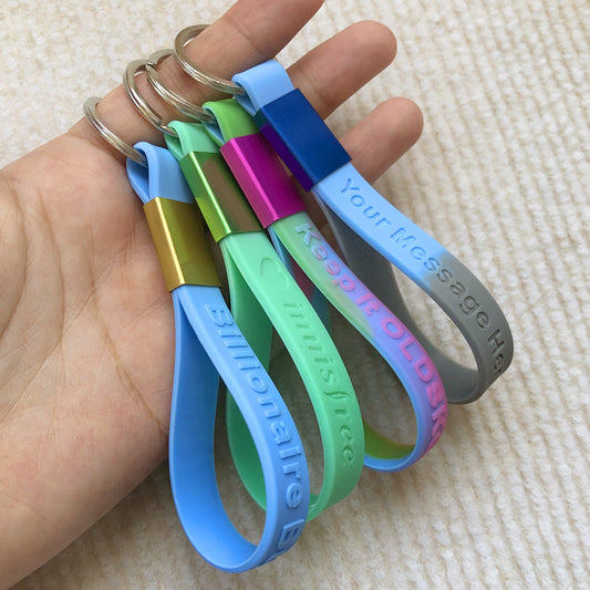 What Are the Best Color Options for Silicone Wristband Keychains?