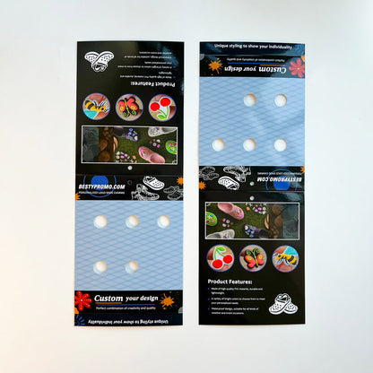 3D Rubber Clog Charms - Set of 5