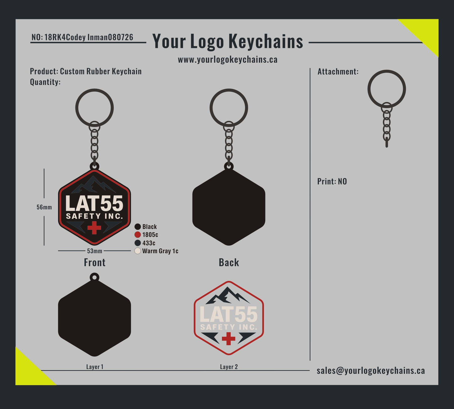 Custom 3D Die Cut Rubber Keychains-260714-18-RE