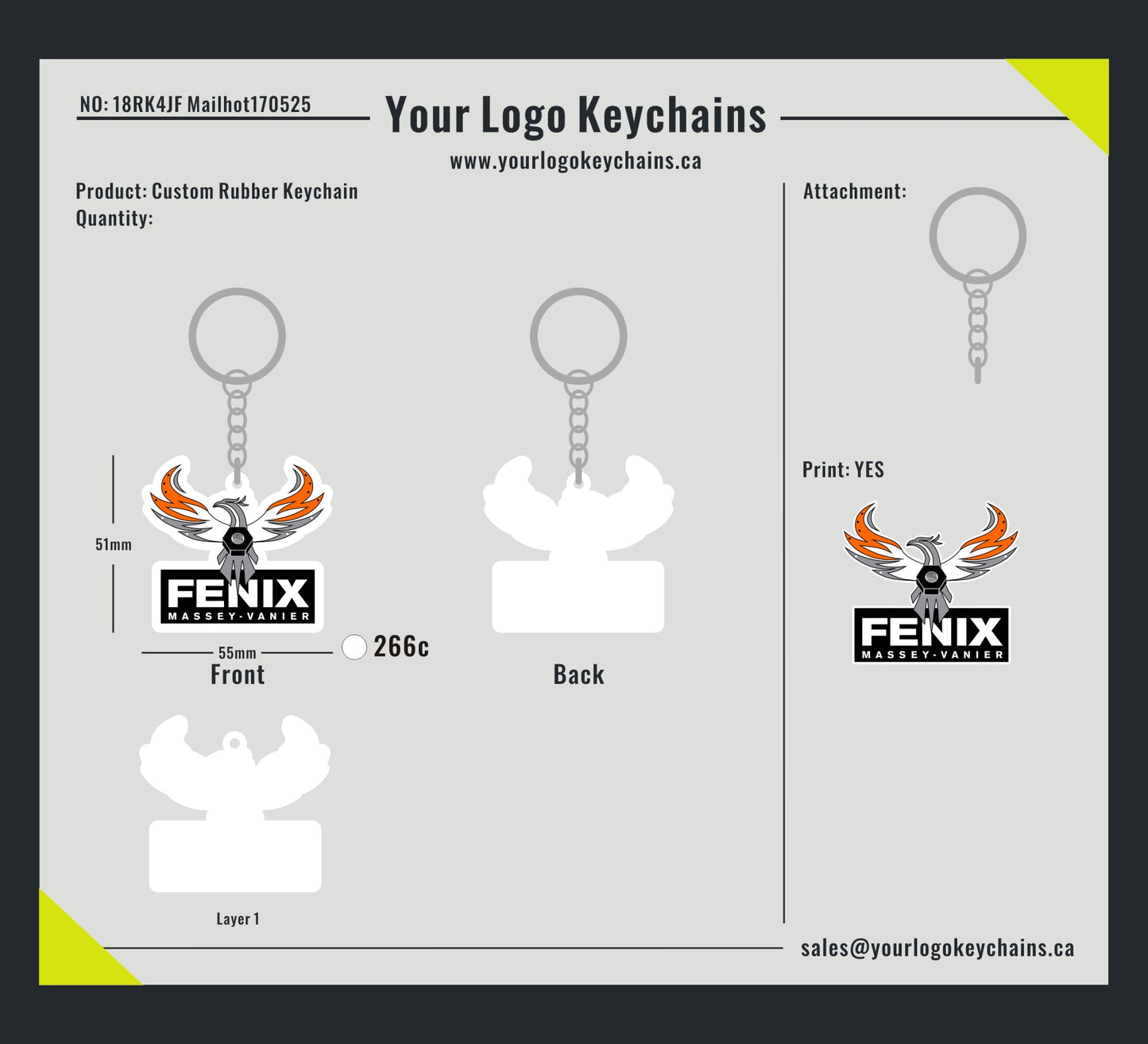Customr Rubber Keychain-18RK4JF Mailhot170525