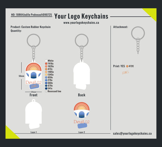 Custom rubber keychain-18RK4Joëlle Pedneault090725