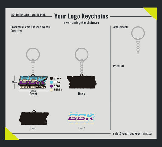 Custom Rubber Keychain-18RK4Luke Heard180425