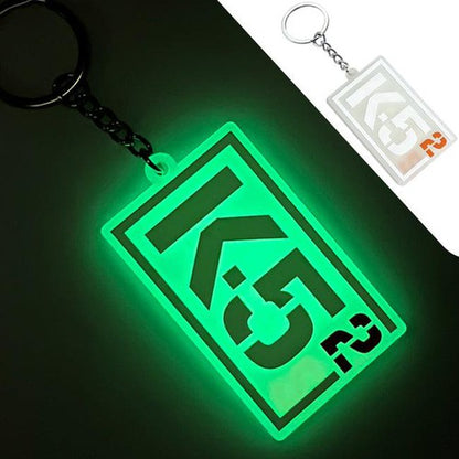 Custom Glowing Rubber Keychain-Double Sided