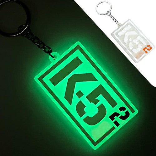 Custom Glowing Rubber Keychain-Double Sided