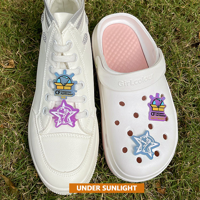 Custom UV Magic Versatile Shoe Charms