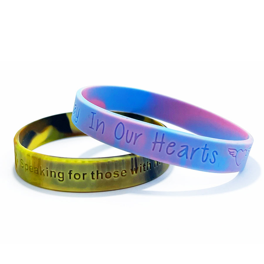 Custom Silicone Wristbands - Swirl